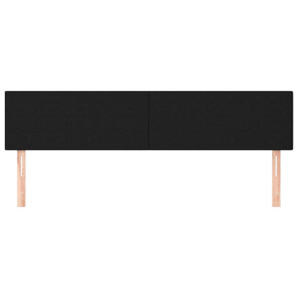 sengegavle 160x5x78/88 cm stof sort