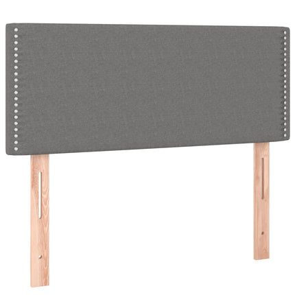 sengegavl 80x5x78/88 cm stof mørkegrå