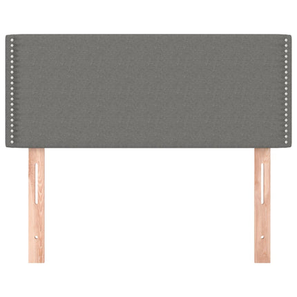 sengegavl 80x5x78/88 cm stof mørkegrå
