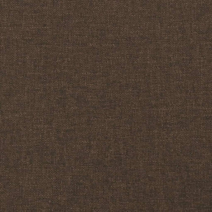 sengegavl 80x5x78/88 cm stof mørkebrun