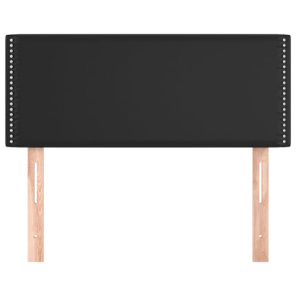 sengegavl 80x5x78/88 cm kunstlæder sort