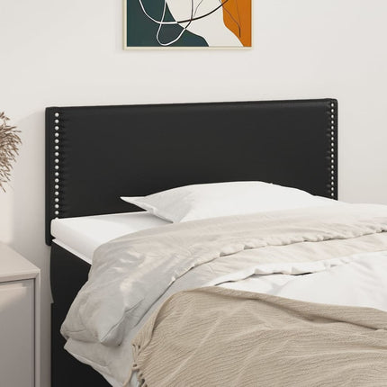 sengegavl 90x5x78/88 cm kunstlæder sort