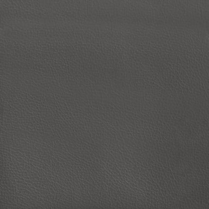sengegavl 100x5x78/88 cm kunstlæder grå