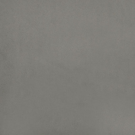 sengegavl 100x5x78/88 cm fløjl lysegrå