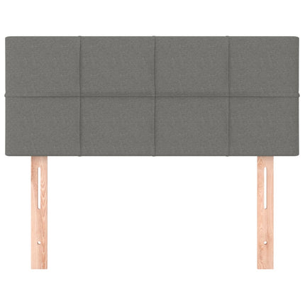 sengegavl 80x5x78/88 cm stof mørkegrå