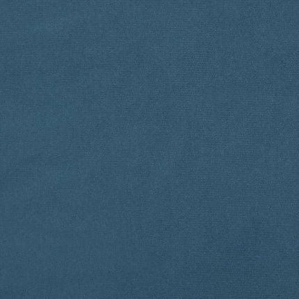 sengegavl 100x5x78/88 cm fløjl mørkeblå