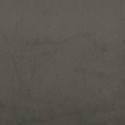 sengegavle 144x5x78/88 cm fløjl mørkegrå