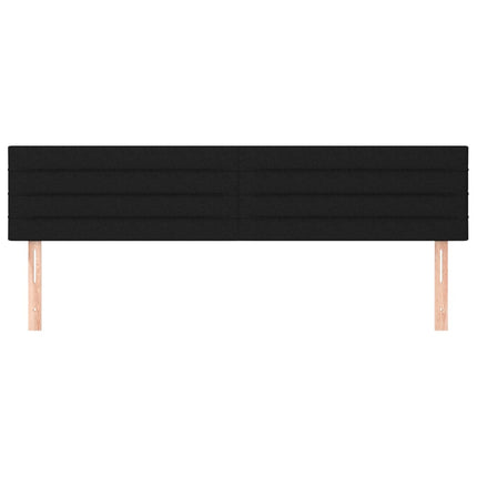 sengegavle 160x5x78/88 cm stof sort