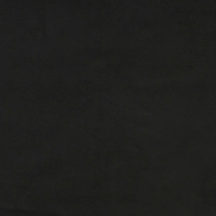 sengegavl 100x5x78/88 cm fløjl sort