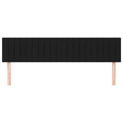 sengegavle 160x5x78/88 cm stof sort