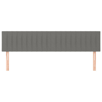 sengegavle 180x5x78/88 cm stof mørkegrå