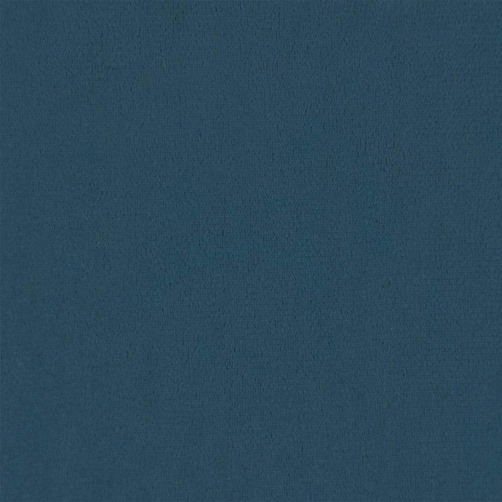 sengegavl 80x7x78/88 cm fløjl mørkeblå