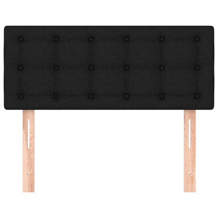 sengegavl 90x5x78/88 cm stof sort