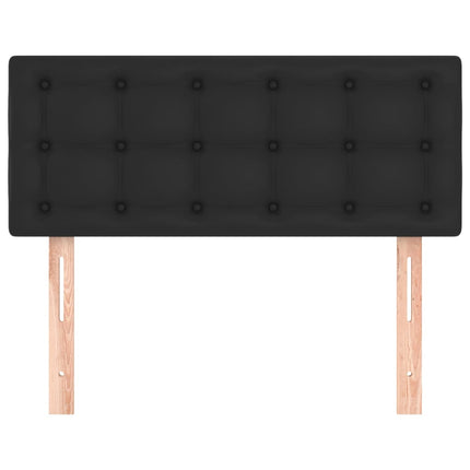 sengegavl 90x5x78/88 cm kunstlæder sort