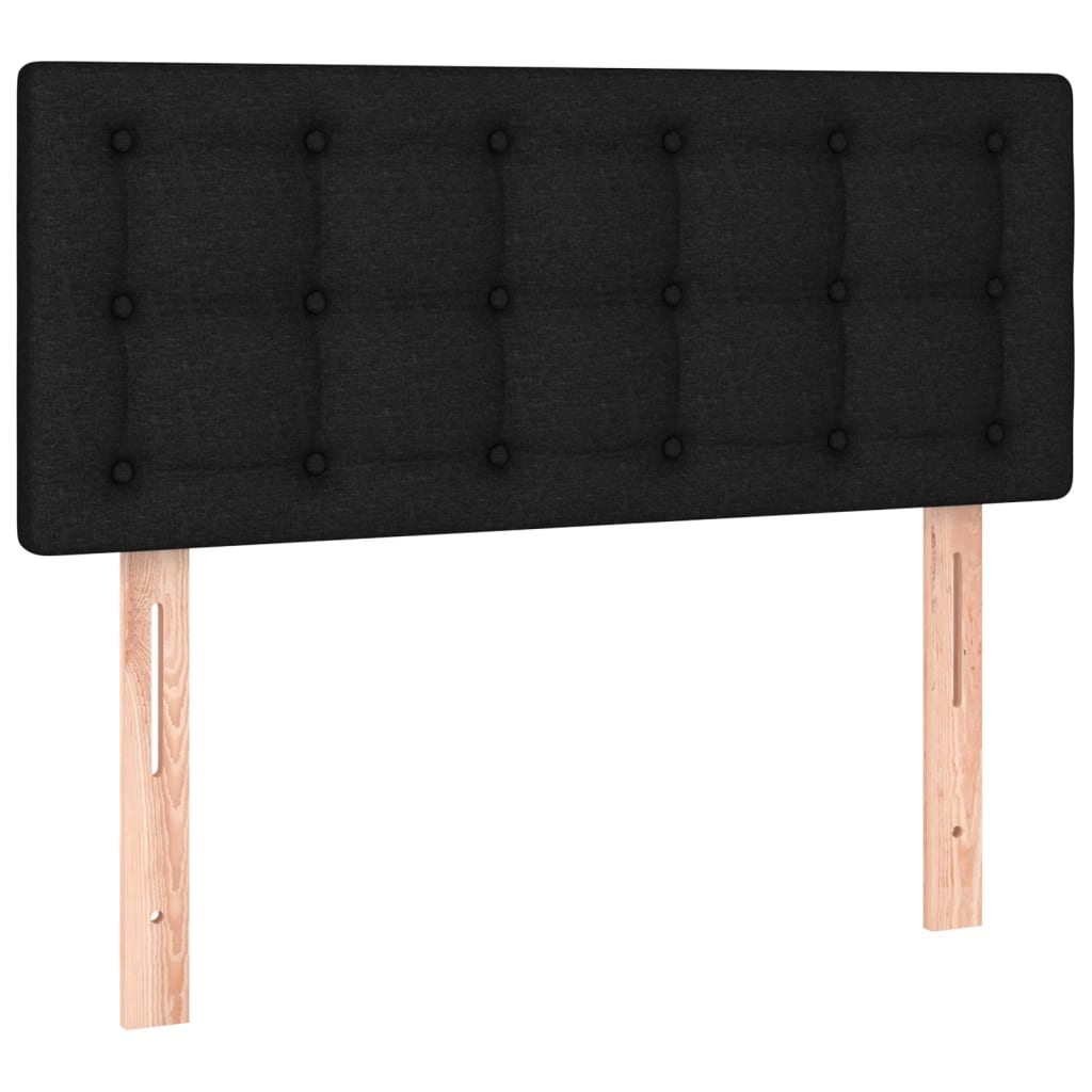sengegavl 100x5x78/88 cm stof sort