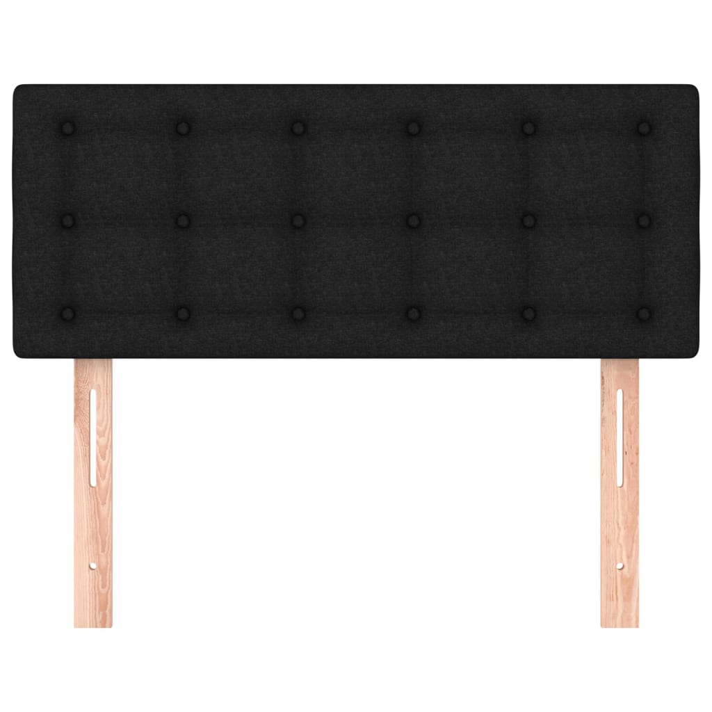 sengegavl 100x5x78/88 cm stof sort