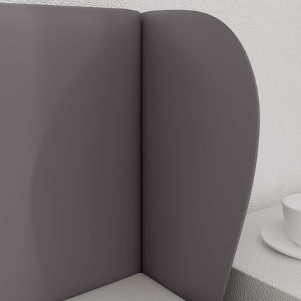 Hovedgærdeøre Dæmpet Grå 40 x 23 x 6 cm PVC