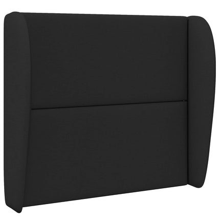 Hovedgærdeøre Sort 80 x 23 x 6 cm Stof