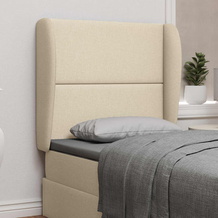 Hovedgærdeøre Creme 80 x 23 x 6 cm Stof