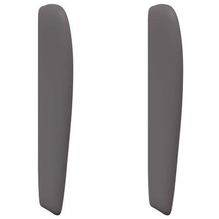 Hovedgærdeøre Dæmpet Grå 80 x 23 x 6 cm PVC