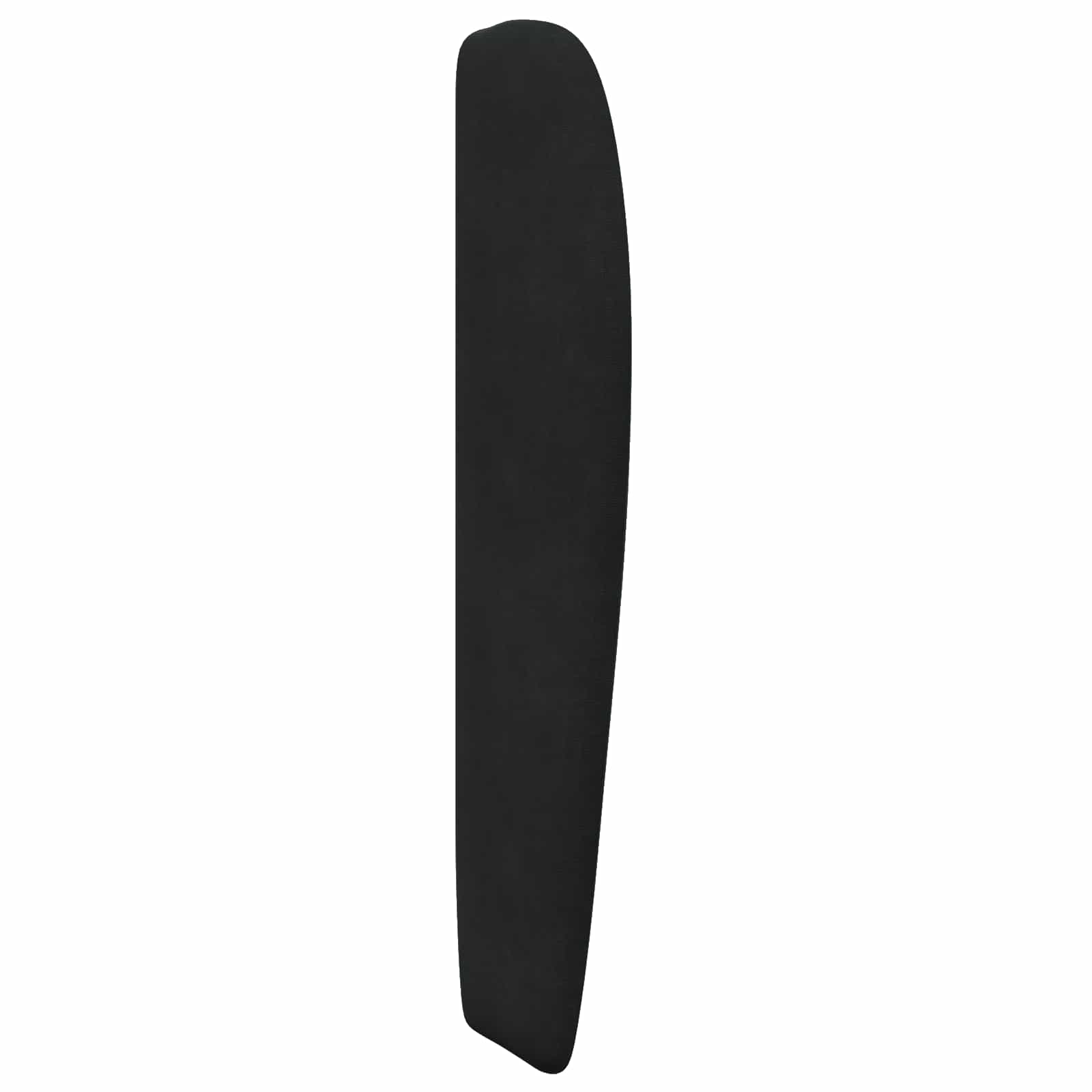 Hovedgærdeøre Sort 80 x 23 x 6 cm Fløjl