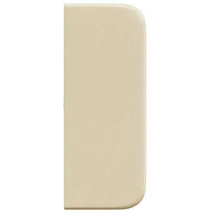 Hovedgærdeøre Creme 40,5 x 40,5 x 4 cm PVC