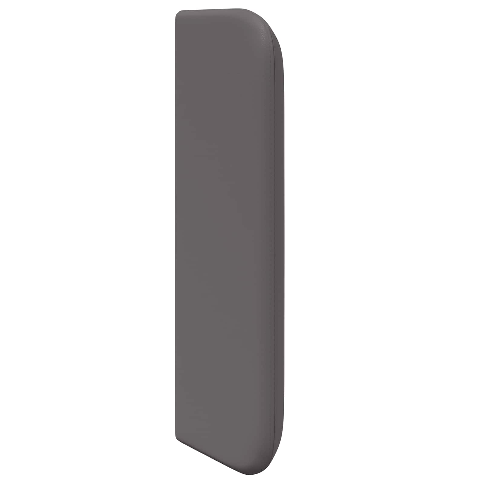 Hovedgærdeøre 2 pcs Grå 40 x 16 x 5 cm Plywood og Faux Læder