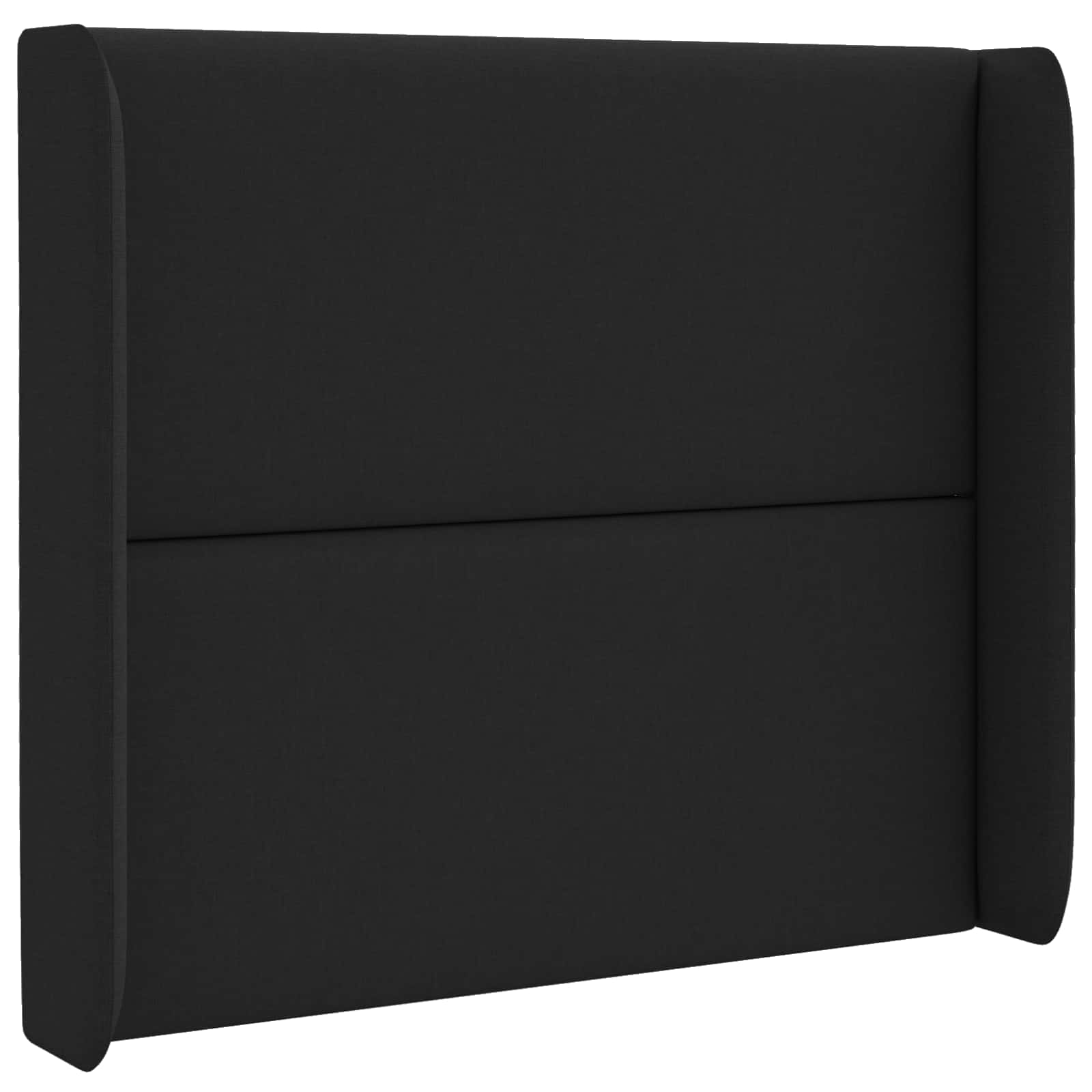 Hovedgærdeøre Sort 80 x 16 x 4 cm Stof
