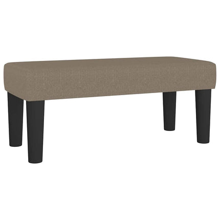 bænk Gråbrun 70 x 30 x 30 cm Stof