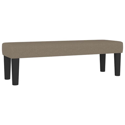 bænk Gråbrun 100 x 30 x 30 cm Stof