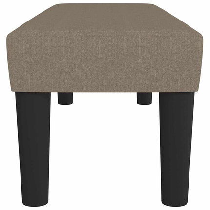 bænk Gråbrun 100 x 30 x 30 cm Stof