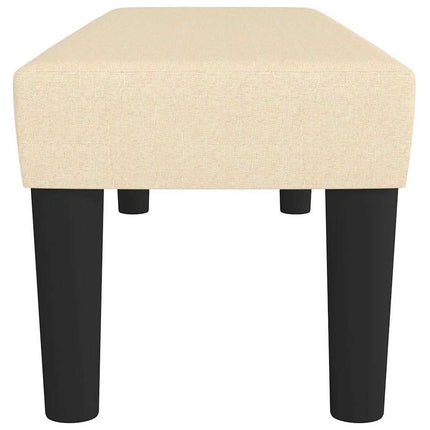| bænk | Creme 100 x 30 x 30 cm Stof