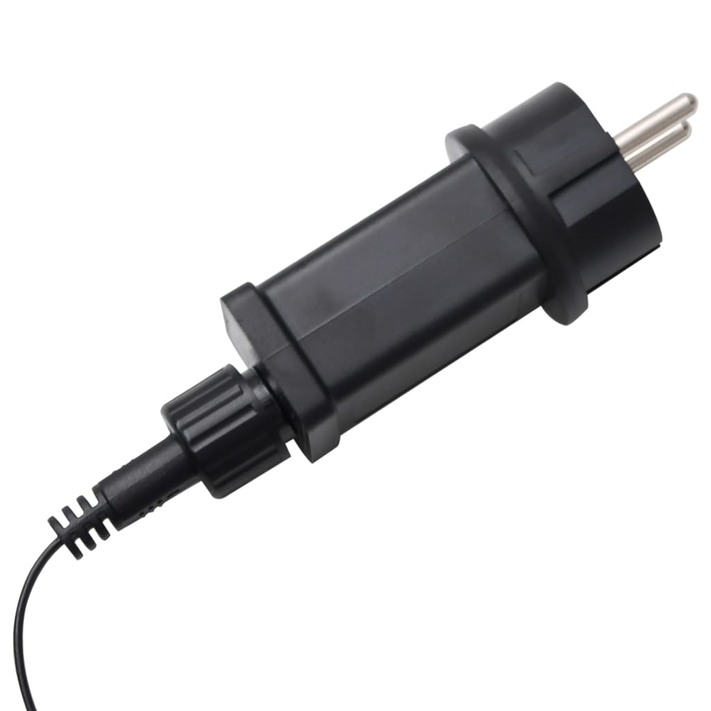 oppustelig julemand med LED-lys 370 cm