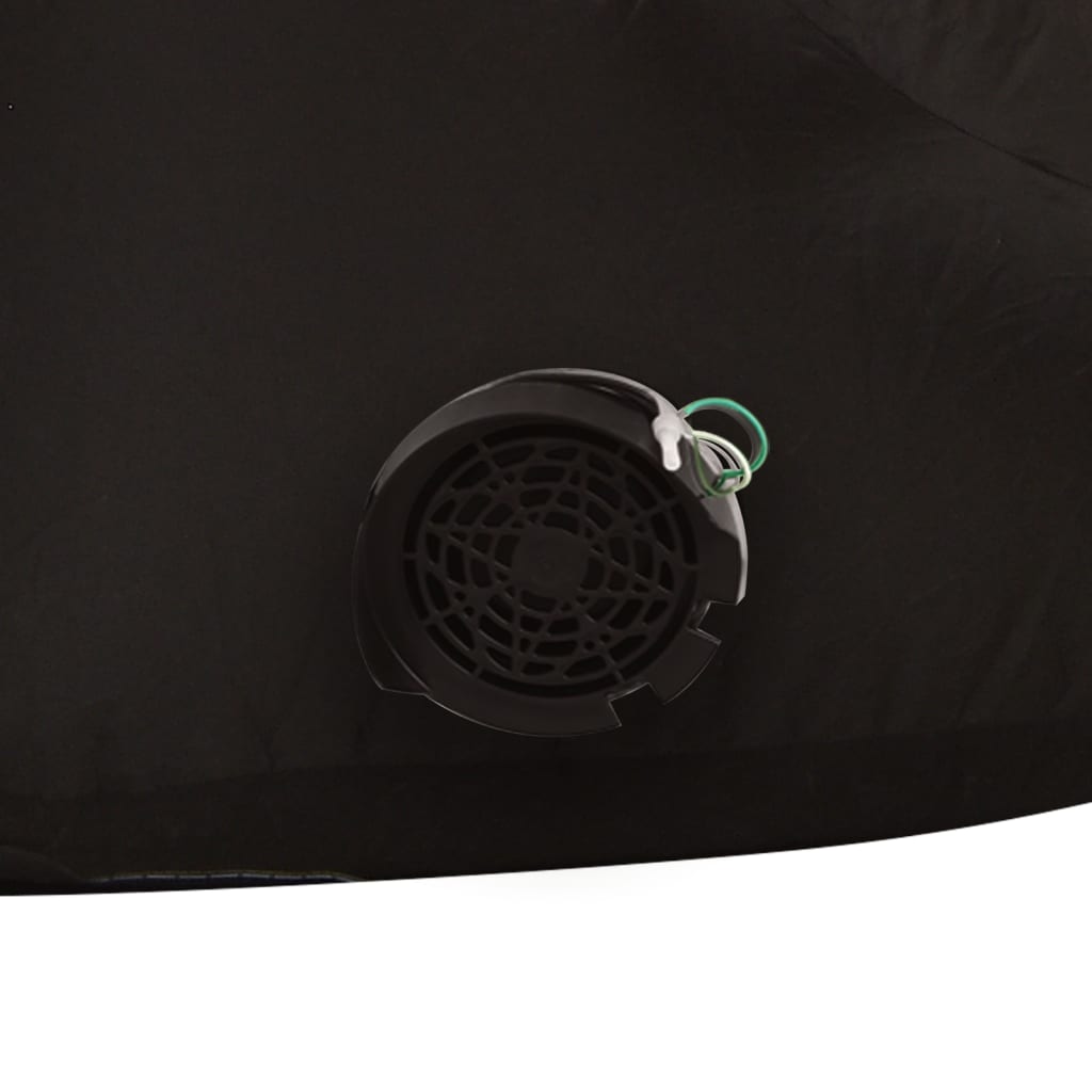 oppustelig julemand med LED-lys 370 cm