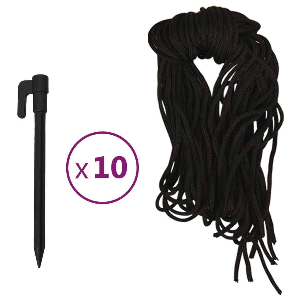 oppustelig juleport med LED'er 380 cm