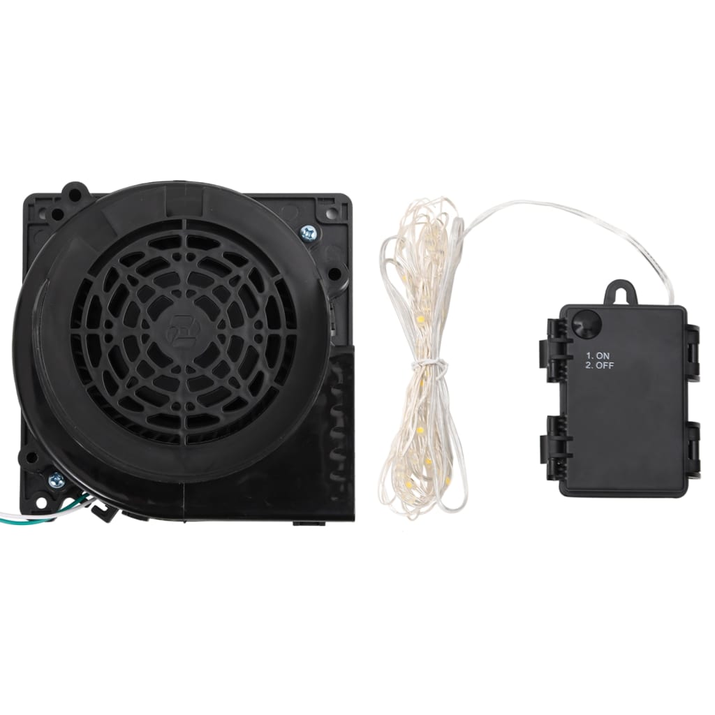 oppustelig juleport med LED'er 320 cm