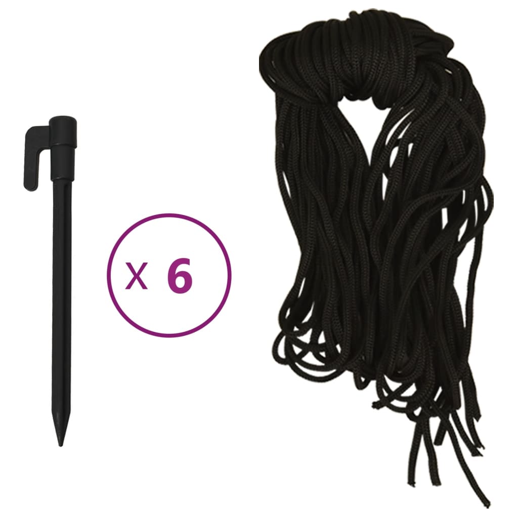 oppustelig dekoration julemand og rensdyr med LED'er 145 cm