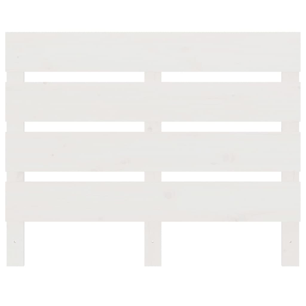 sengeramme uden madras 90x200 cm massivt fyrretræ hvid