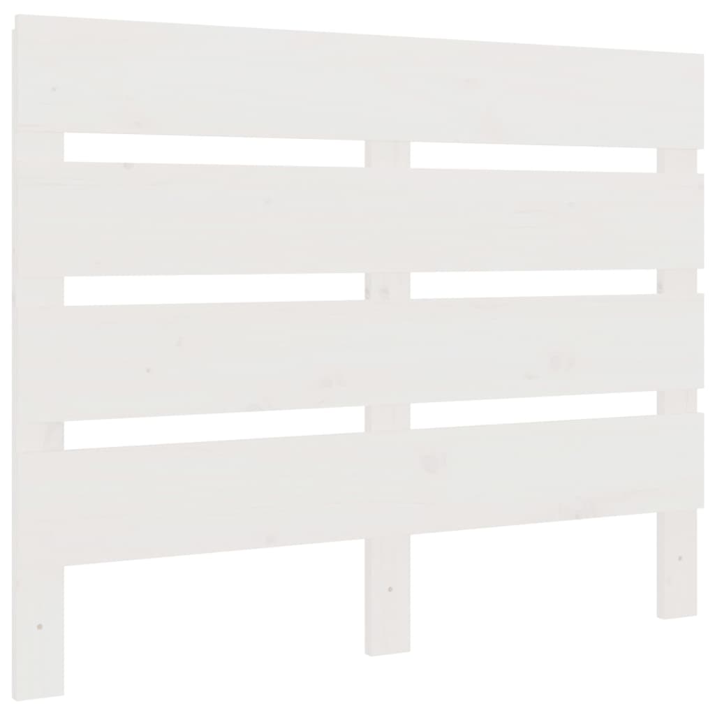 sengeramme uden madras 75x190 cm massivt fyrretræ hvid