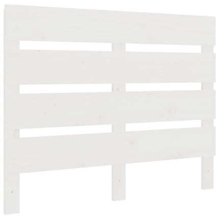 sengeramme uden madras 75x190 cm massivt fyrretræ hvid