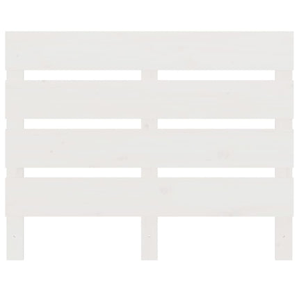 sengeramme uden madras 75x190 cm massivt fyrretræ hvid