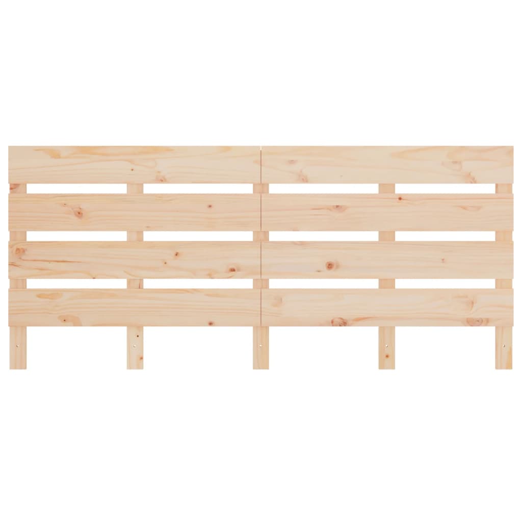 sengeramme uden madras 135x190 cm massivt fyrretræ hvid