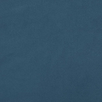 springmadras med pocketfjedre medium 80x200x20 cm fløjl mørkeblå