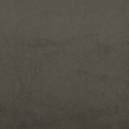 springmadras med pocketfjedre medium 100x190x20 cm fløjl mørkegrå