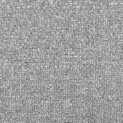 springmadras med pocketfjedre medium 137x190x20 cm stof lysegrå