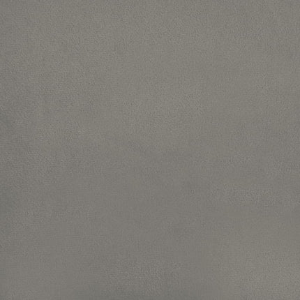 springmadras med pocketfjedre medium 137x190x20 cm fløjl lysegrå