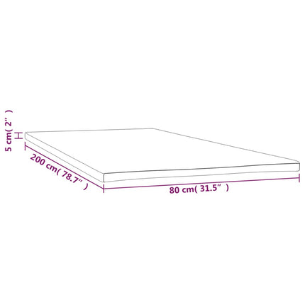topmadras 80x200x5 cm
