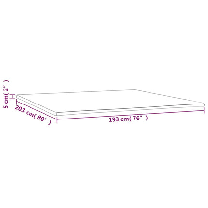 topmadras 193x203x5 cm