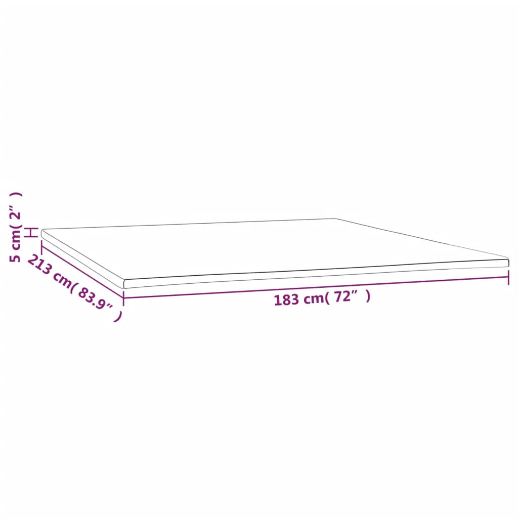 topmadras 183x213x5 cm
