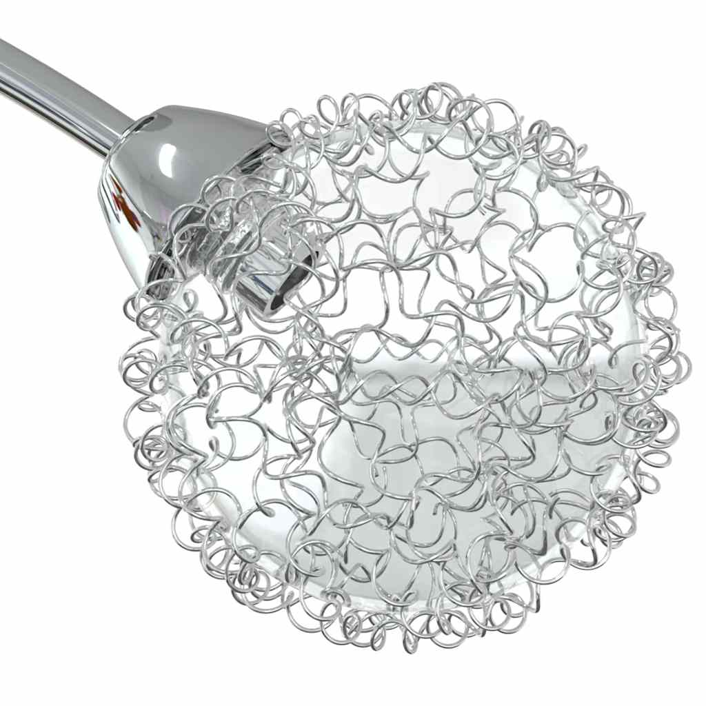 loftlampe med skærme i trådnet til 4 G9 LED-pærer